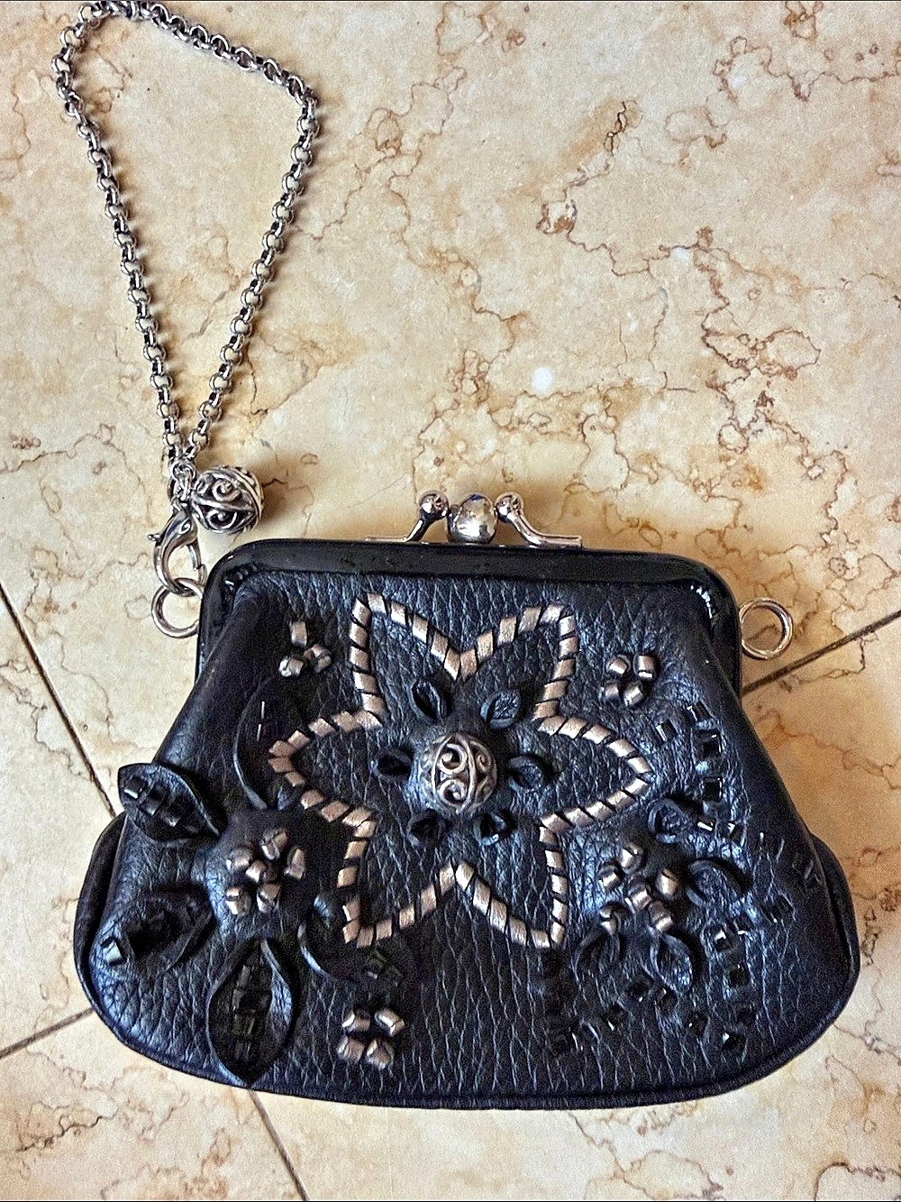 Black Embellished Mini Bag